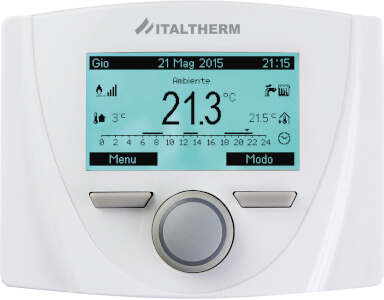 ITALTHERM Блок дистанционного управления котлом c климатическим регулятором (IT/ENG)